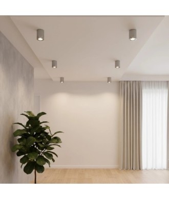 kelvo® AKIRA KLV-101-0026 Κινούμενο Φωτιστικό Downlight Σποτ για Λάμπα MR16 με Ντουί GU10 AC 220-240V IP20 - Νίκελ Βούρτσας - Μ8 x Π8 x Υ10cm